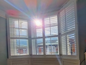 bay window of Shutters Southampton portsmouth windows plantation shutters
