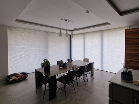 cellular blinds, motorised insulation, smart home