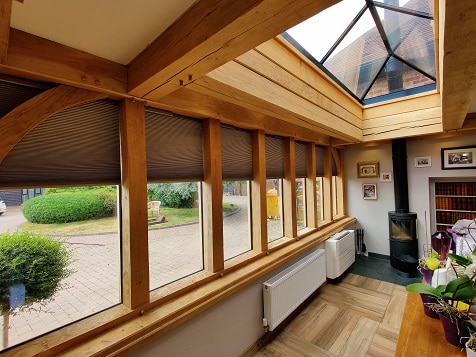 Pleated blinds, Motorised, Hampshire, Southampton