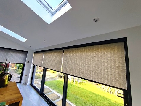 roller blinds over patio doors, Denmead